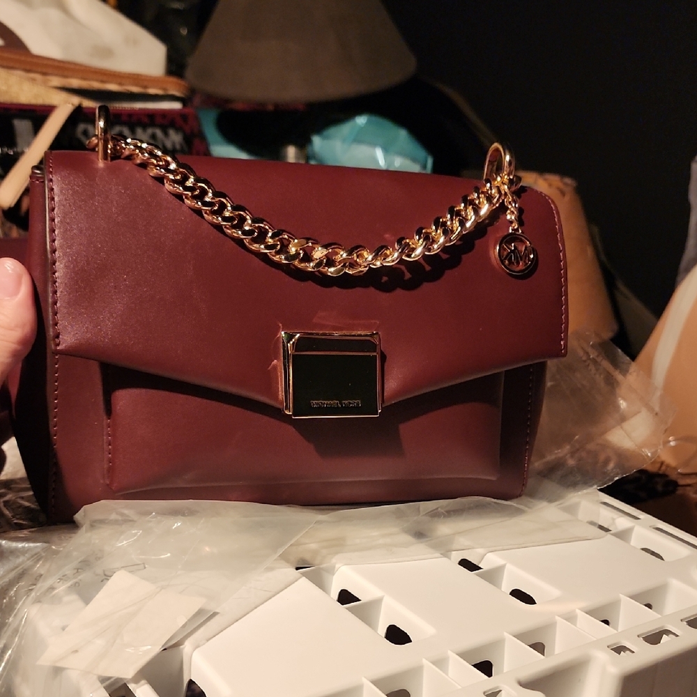 NWT Michael Kors MAROON Bag